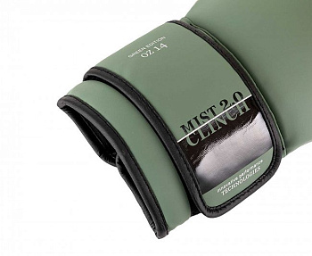 C183 Перчатки боксерские Clinch Mist 2.0 зеленые