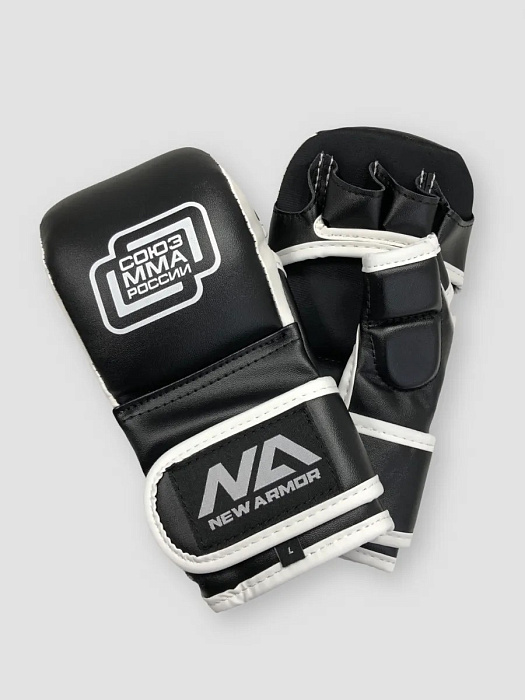 Перчатки NEW ARMOR СОЮЗ ММА PRO Черный
