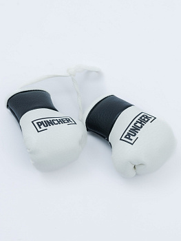 Сувенирные перчатки Puncher Бело Черные
