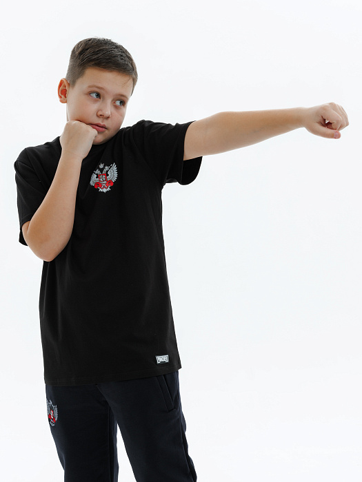 Футболка детская Puncher ФБ России 5.0 черный