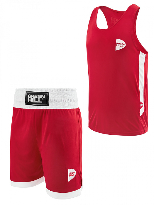 BSI-3805 Боксерская форма Interlock красная