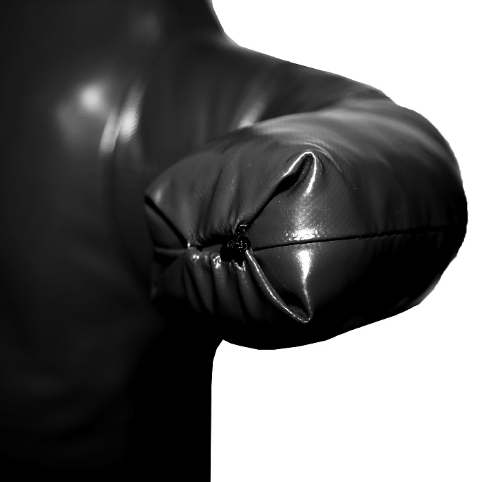 Манекен борцовский 2-у ногий тент черный