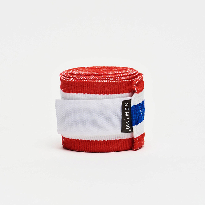 Бинт боксерский HAND WRAPS, AB705 flag белый/синий/красный