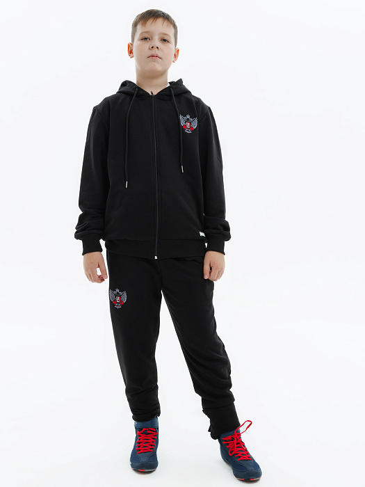 Детский костюм Федерации бокса России черный