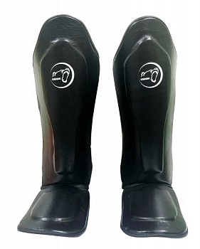 36-30 Kiboshu Защита голени и стопы G55/Черный/Кожа