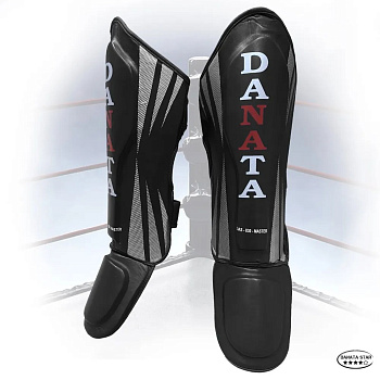 Защита голень+стопа PU \  черный